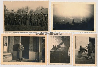 Foto Unterkunft Luftwaffe Soldaten in LAON Voux Frankreich 1940.jpg