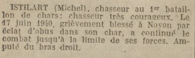ISTILART MICHEL 1er Bataillon de Chars citation.jpg