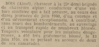 BOIS Aimé chasseur 25e DBC citation.jpg